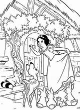 Nani Blancanieves Biancaneve Colorir Enanitos Neige Desenhos Bussa Sette Stampare Schneewittchen Siete Sete Anões Coloriages Quien Golpea Cartonionline sketch template