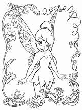 Tinkerbell Fairies Disney Coloring Crayola sketch template