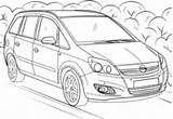 Coloring Opel Zafira Pages 2007 Printable Altima Hybrid Nissan Categories Supercoloring sketch template