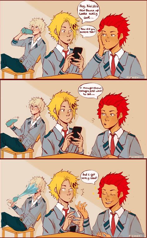 Bakugou Katsuki × Kirishima Eijirou And Kaminari Denki My Hero Academia