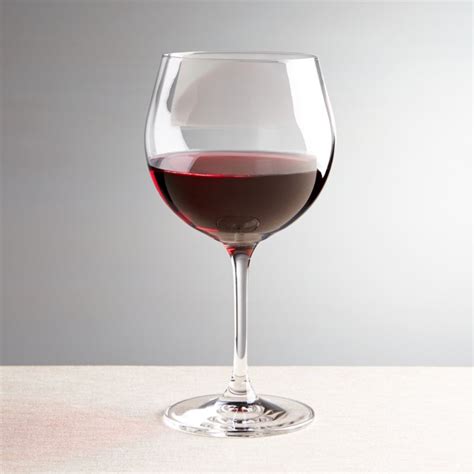 viv red wine glass crate and barrel