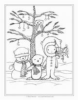 Winter Coloring Pages Scene Printable Time Polar Landscape Halloween Express Adults Birds Crime Grayscale Snowmen Night Colouring Color Kids Getcolorings sketch template