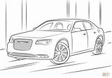 Coloring Chrysler 300 Pages Drawing Cars Printable Colorings sketch template
