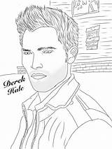 Derek Hale Lineart sketch template