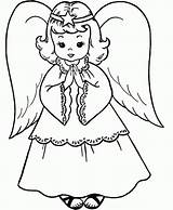 Coloring Angels Christmas Angel Imprimer Anges Pages Printable Ange Dessin Kids Beautiful Dessins Un Noel Colorier Noël Color Print Child sketch template