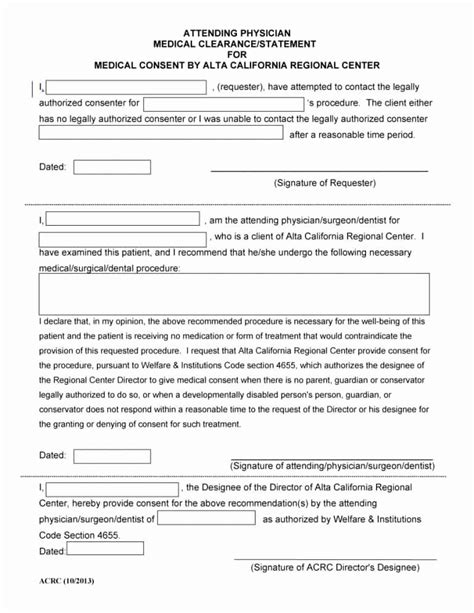 Medical Procedure Consent Form Template Awesome 45 Medical