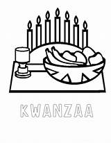 Pages Coloring Kwanzaa Happy Kids sketch template