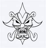 Icp Coloring Pages Juggalo Template Getcolorings Printable sketch template