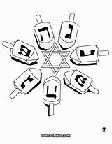 Hanukkah Dreidel Dreidels sketch template