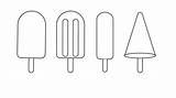 Cream Popsicle Kids Freecoloring sketch template