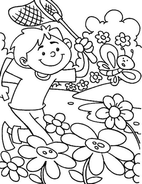 spring time coloring pages  getcoloringscom  printable