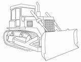 Bulldozer Equipment Coloring Construction Pages Dozer Drawing Simple Getdrawings Printable Mecanic Shovel Getcolorings sketch template