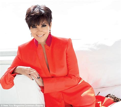 kris jenner poses in raunchy black lace outfit for magazine shoot as