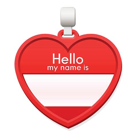 Royalty Free Blank Hello My Name Is Name Tag Stickers Clip