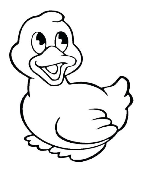 duck coloring pages  toddlers