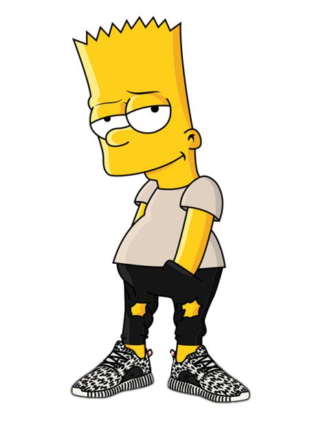 Bart Simpson Supreme Bape Money Trap Rich Lifestyle Yee