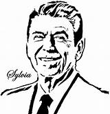 Reagan Clipart Clipground Cliparts sketch template