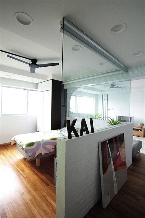 homes   full   glass partitions home decor singapore