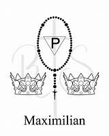Kolbe Maximilian Symbol sketch template
