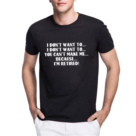 mens i m retired t shirts men funny t retirement old age joke tee in