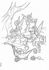 Tinkerbell Coloringdisney Fairies sketch template