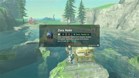 Zoras Helmet Location Zora Helm The Legend Of Zelda Breath Of The