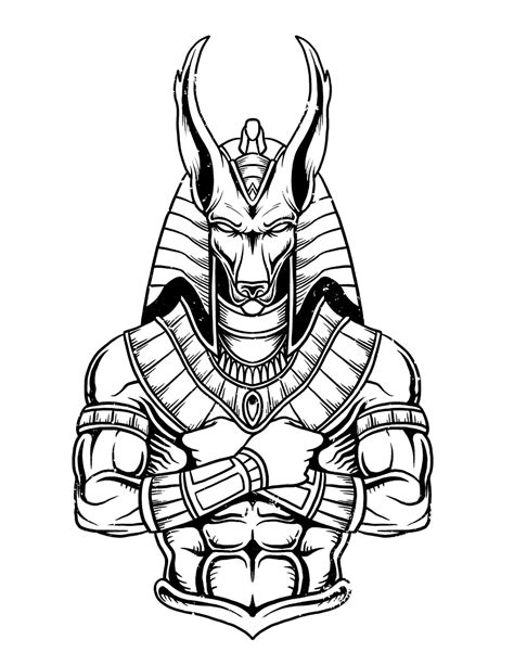 anubis altar printable coloring page digital download etsy in