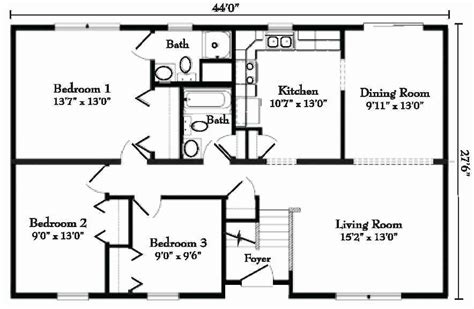 raised ranch house plans    images floor plans ranch ranch house plans