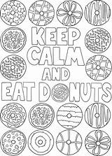 Donut Calm Kleurplaat Kleurplaten Calming Donuts Dover Doverpublications Uitprinten Downloaden sketch template
