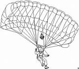 Fallschirmspringer Weite Welt Malvorlage sketch template