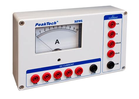 peaktech p  analog ammeter   ma   acdc p