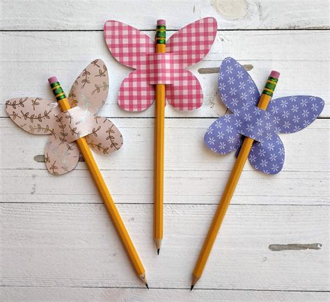 butterfly pencil topper pencil topper straw topper easter etsy