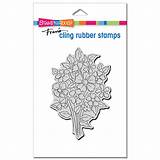 Stampendous Cling sketch template