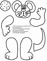 Cookie Coloring Pages Mouse Give If Printable Craft Crafts Preschool Kids Toilet Paper Activities Book Stick Colouring Sheet Sheets Man sketch template