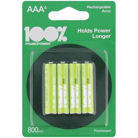peak power oplaadbare batterijen aaa aanbieding bij action