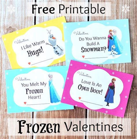 printable disney frozen valentines day cards thesuburbanmom