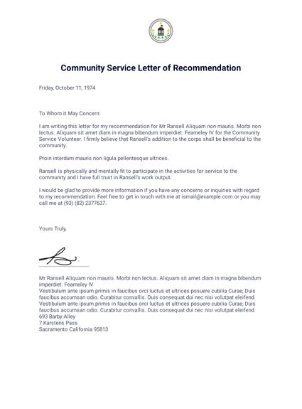 letter  recommendation  babysitter  templates jotform