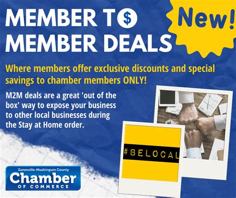 member  member deals zanesville muskingum county chamber  commerce