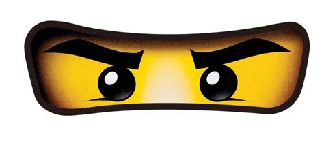 inspired lego ninjago eyes precut stickers party supplies