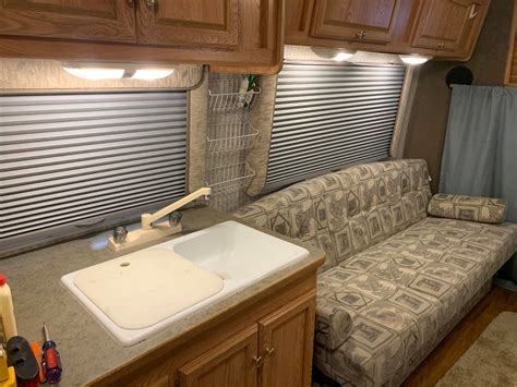 upgraded  blinds   motor home   difference   winterize  rv