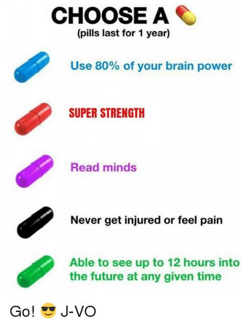 Choose A Pills Last For 1 Year Se 80 Of Your Brain Power