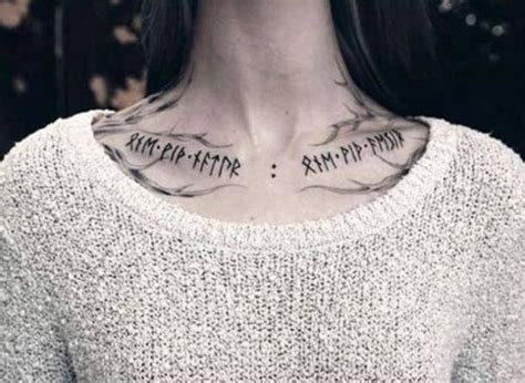20 Rune Tattoos For Women With Deep Meanings Tatouage