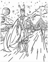 Loki Asgard Colornimbus Imprimé sketch template