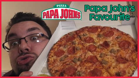 papa john s favourite food review uk youtube