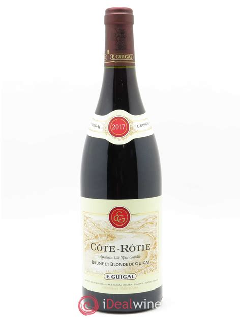 Acheter Côte Rôtie Côtes Brune Et Blonde Guigal 2017 Lot 20885