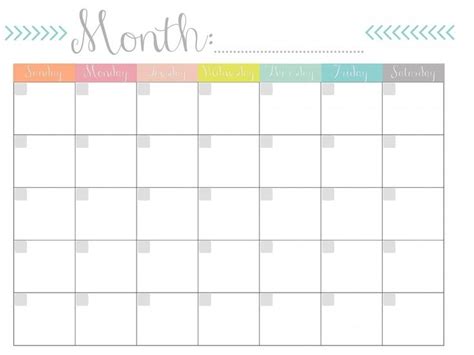 printable month  month calendar   circumstances