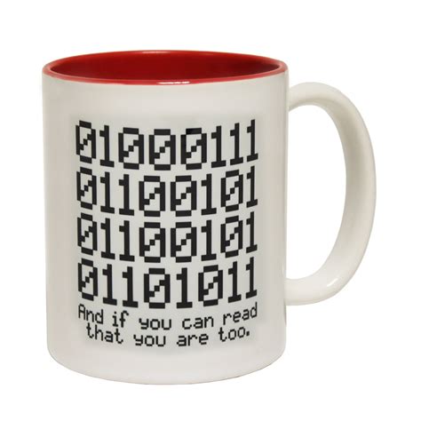 binary geek tea coffee mug novelty nerd nerdy geeky programmer birthday