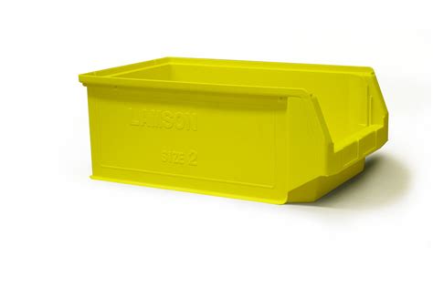 size  semi open front storage plastic bin spacepac industries