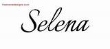 Selena sketch template