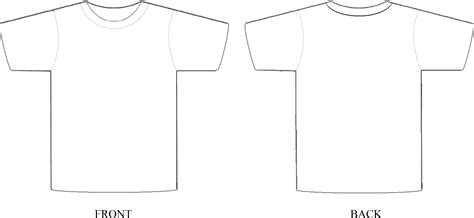 T Shirt Template Png Free Download Printable Templates
